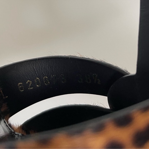 NEW IN BOX AUTHENTIC YSL LEOPARD HEELS - Picture 14 of 14